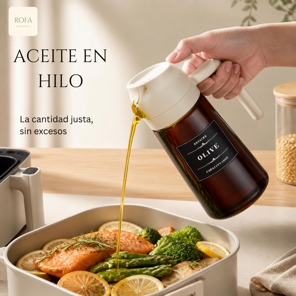 Dispensador y pulverizador de aceite 2 en 1 ROFA – vista 3