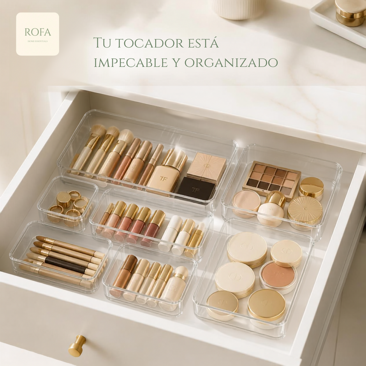 ROFA ClearBox™, set de 7 organizadores transparentes – vista 2