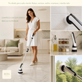 ROFA CleanBrush™ 7 en 1 con mango extensible para suelos, azulejos y cristales